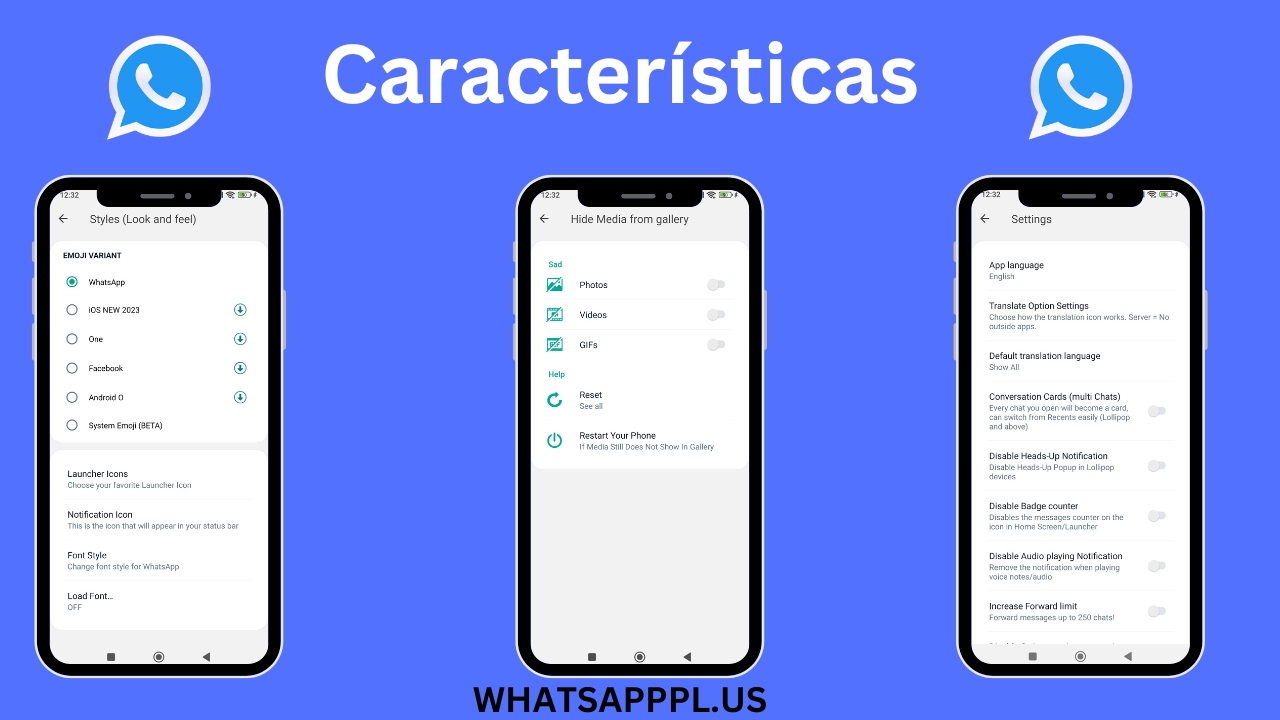 Features of WhatsApp Plus